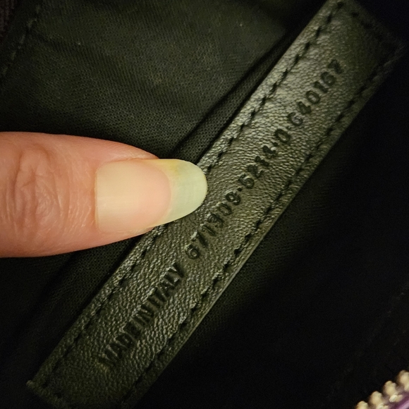 Nwot Balenciaga cagole bag in laminated leather - lilac - Picture 12 of 14